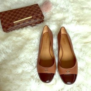 Coach Florabelle Flats in Leather/Patent - 8.5